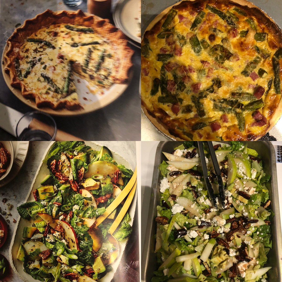 AmandaJoDJ's tweet photo. So I decided to pull a Julia & Julie for @BachelorABC nights with friends but I’m actually channeling the cooking style of @martinamcbride - creations from her #KitchenMix cookbook #thisgirlcooks #TheBachelor https://t.co/oKCK6VngAo