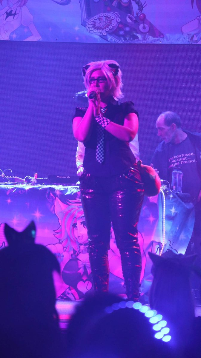 Nomupaiya's tweet photo. #mc #catboy #nompire of #Penumbral w #microphone for @nekonationau #bushfire #Fundraiser rocked! https://t.co/W8CxMVrQmt