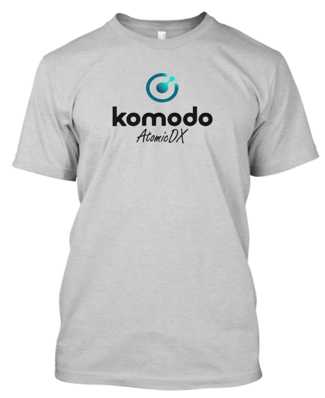 CuzznDread's tweet photo. “Komodo AtomicDX” t-shirt
The Built On Blockchain Shop
#TheBOBshop @KomodoPlatform
#PayWithCrypto #NIXmarketplace
$KMD $NIX $BTC $LTC $BEAM $CLO $BLOCK ++
https://t.co/CVtOZnZkiM
#Komodo $KMD #Antara #Blockchain #AtomicDX #CryptoMerch https://t.co/lYNhS7xoQU