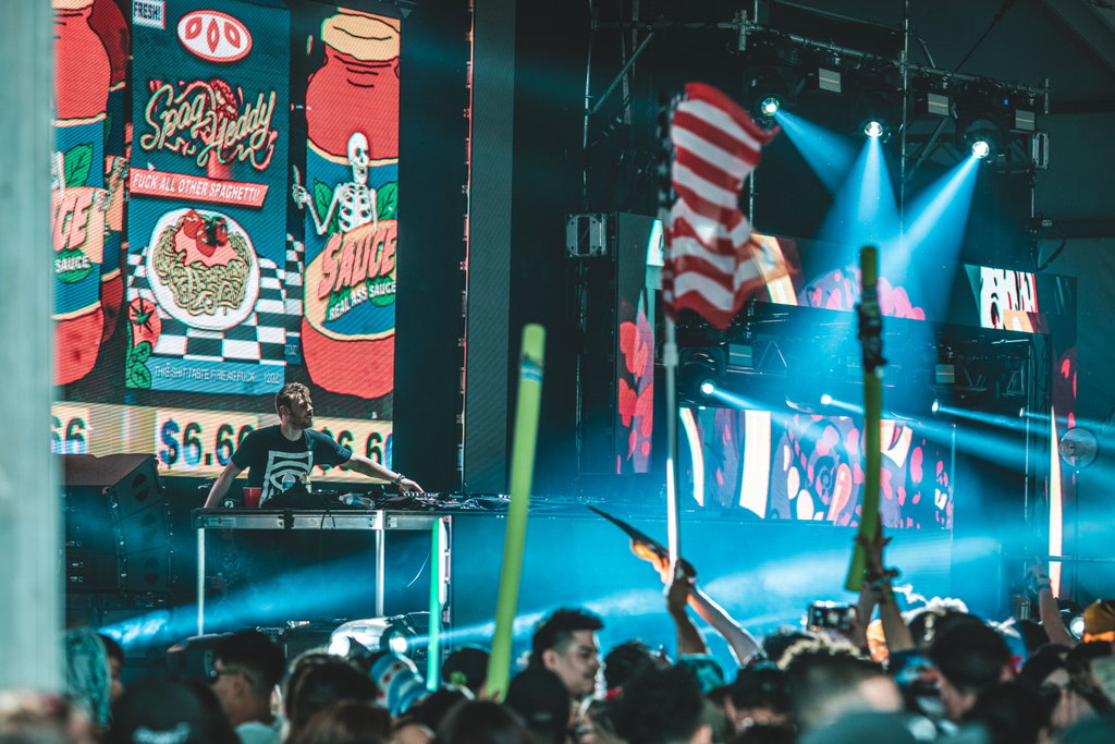 BassmntSD's tweet photo. The sauce boss, @SpagHeddy, returns to @BassmntSD 
on Saturday, 2/22! For tickets &amp; more info: https://t.co/r9OKAtb8gr https://t.co/28jyDBCkWZ