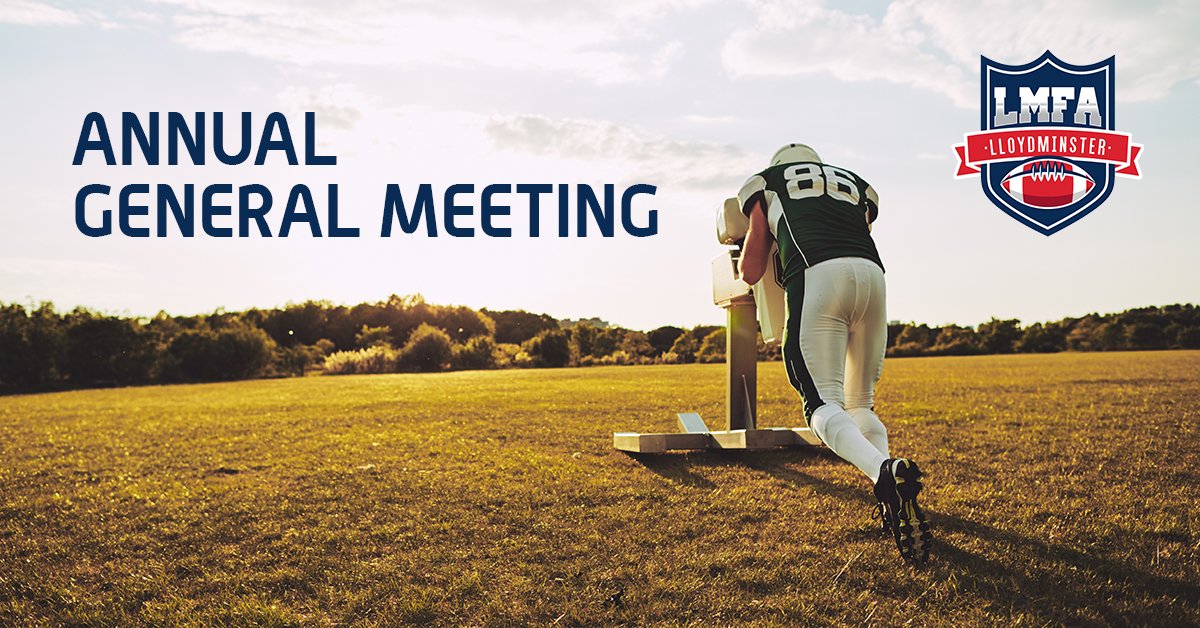 Our Annual General Meeting will be held Tuesday, January 21st, at Holy Rosary High School at 7:00 p.m. Come out and get involved in the upcoming season of exciting minor football! 🏈🏈

#Lloydminster #Football #LMFA