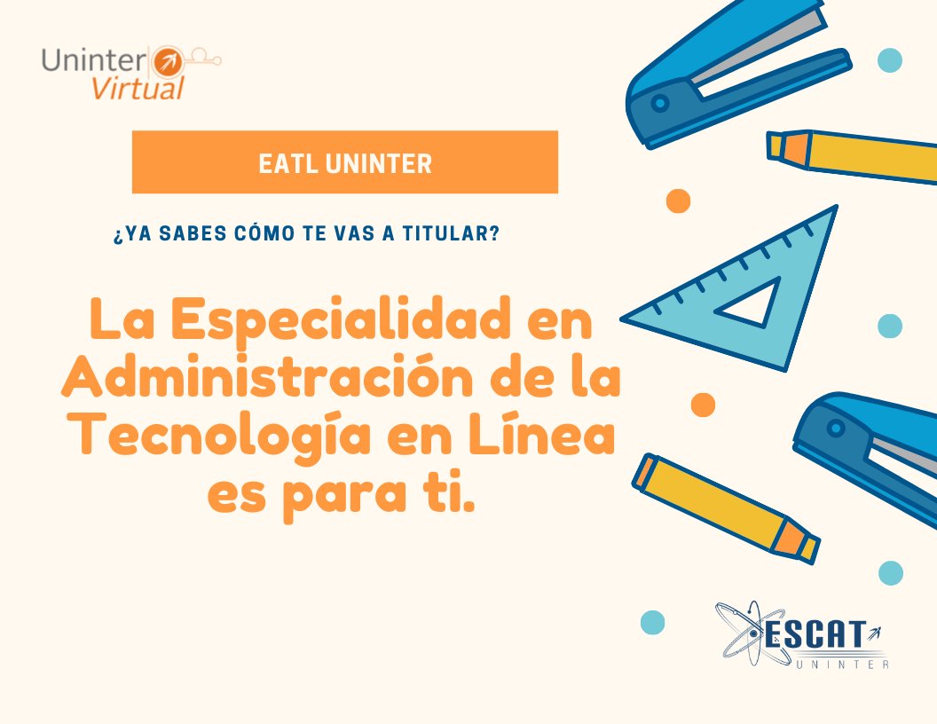 EscatUninter's tweet photo. ¿Eres #EgresadoUninter? Esto podría interesarte... 🧐
#ESCAT #EaD #EATLUninter #EstudiaEnLínea #PosgradoEnLínea #UninterVirtual #ExpandeTuMundo con #Uninter #Cuernavaca https://t.co/w5PF2Lp44i