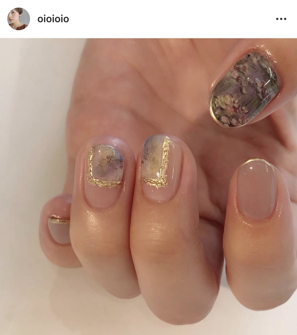 50 大森莉沙 ネイル