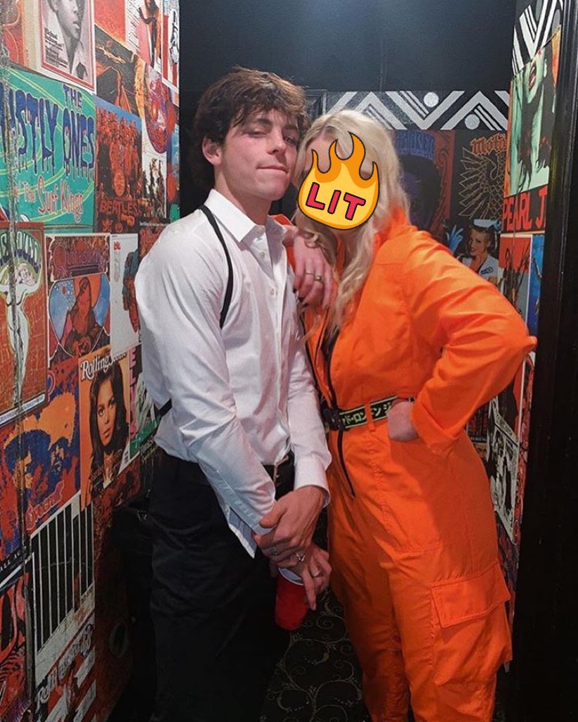 HAILHARV's tweet photo. happy #MILLIEWEEN2020 ☠️ my costume is harvey, drunk in business casual. thank u. #TOWNSELFIES https://t.co/w6A5vZ8FZL
