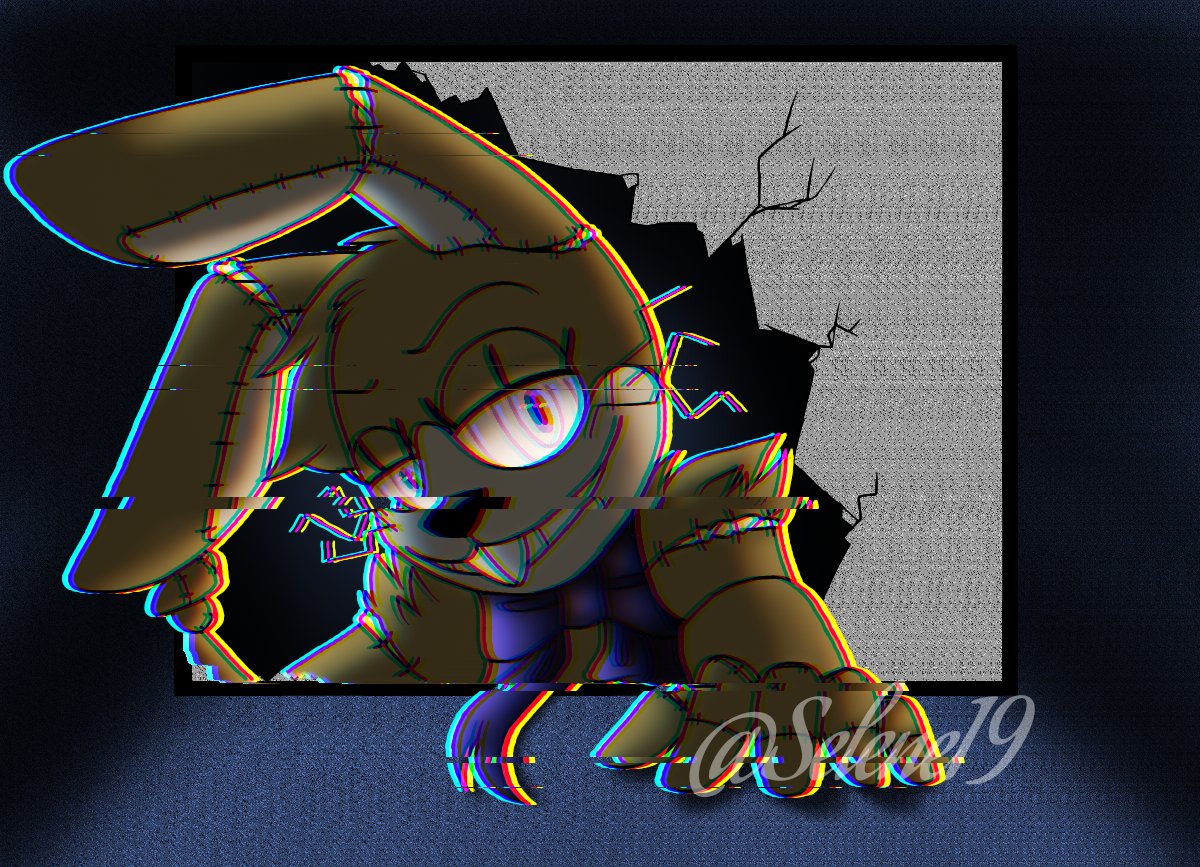 Selene1914's tweet photo. Hey guys!
I drew #Glitchtrap today again and I love how he came out!
I hope you all like/love him!

#FNAF #FNAFVR #ScottCawthon #Iwillgetout https://t.co/FbpVXeAcvz