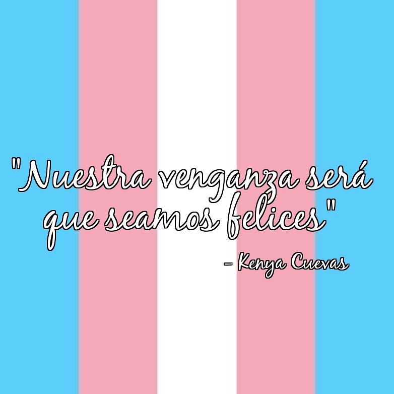 Seremos felices!

#kenyacuevas #trans #niunamas #transfeminicidios
#casamuñecastiresias #queremosjusticia #todossomoshumanos #seremosfelices