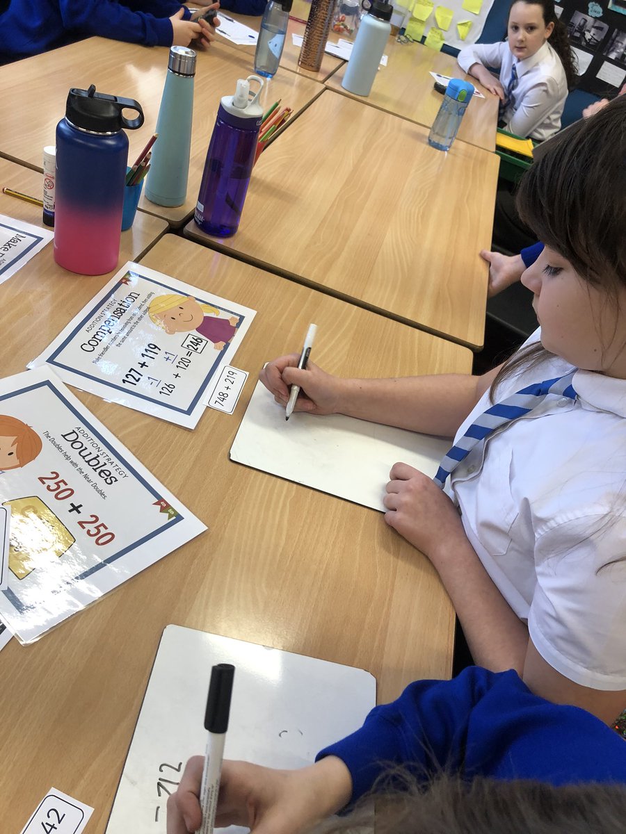PedagogyTeamNLC's tweet image. @GartcoshPS P6 pupils working extremely hard on their mental agility this morning. Using a variety of strategies and evaluating them as they went to decide on the most efficient one to use. Children challenged themselves to extend their learning. #discussion #friendlynumbers 🤩👍🏻