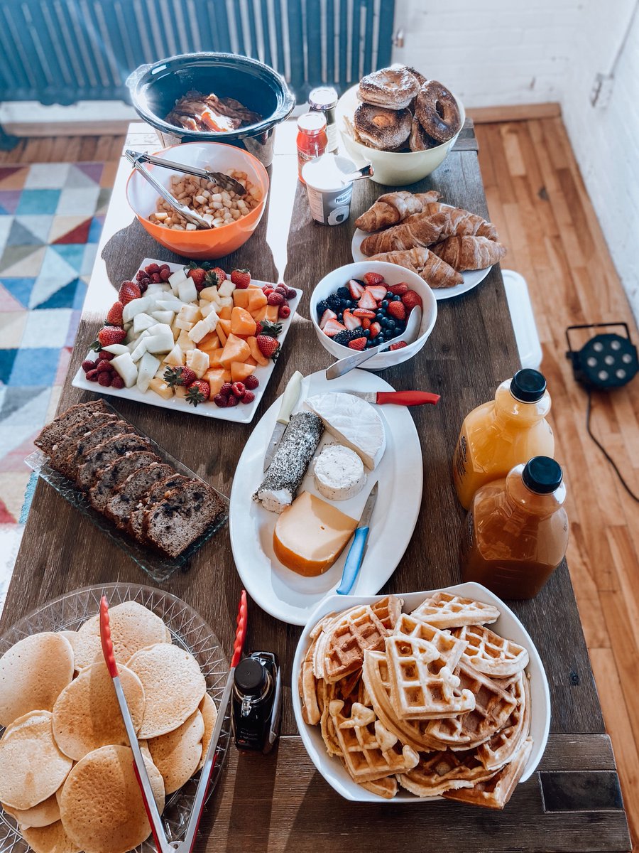 We thought we’d give #BlueMonday a joyful spin by hosting our first annual Blue Monday Breakfast. Nobody was blue about this delicious spread! 

We’re so lucky to have a team made of people who not only genuinely care for our work and our clients, but also for one another. 🧡⁣