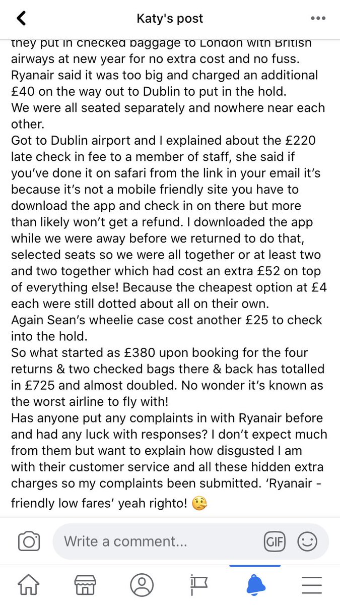 katy_mac22's tweet photo. @Ryanair disgusting customer service 🤯 https://t.co/9OOVrGkzp7