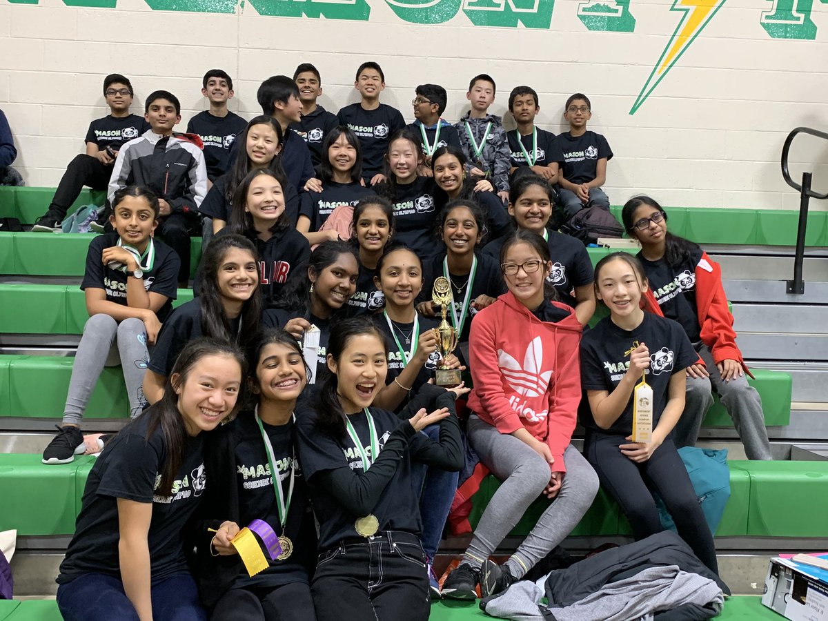 MrsLCham's tweet photo. Proud of MMS Science Olympiad - first competition of the season and they brought home a third place trophy, several medals and ribbons, and many laughs, smiles, and lessons!! @MMScomets @SLMaynard14 https://t.co/eKTlFQjtRZ