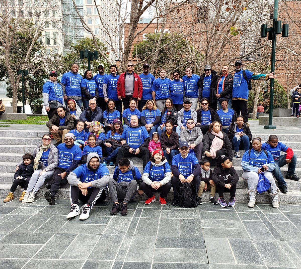 SFO MLK Day2020 #MLKDay #WeAreUnited We share the Dream!!