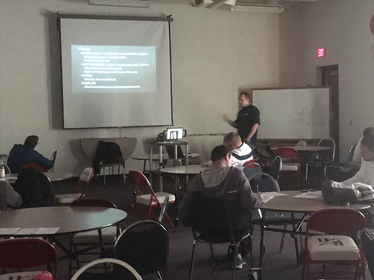 coachlaw71's tweet photo. #FeedTheCats @CoachCoppoc indoctrinating all of our #RHPEPDday attendees on some the basics of @pntrack’s #FeedTheCats principles ⚡️⚡️⚡️ https://t.co/FOBjEecXiU