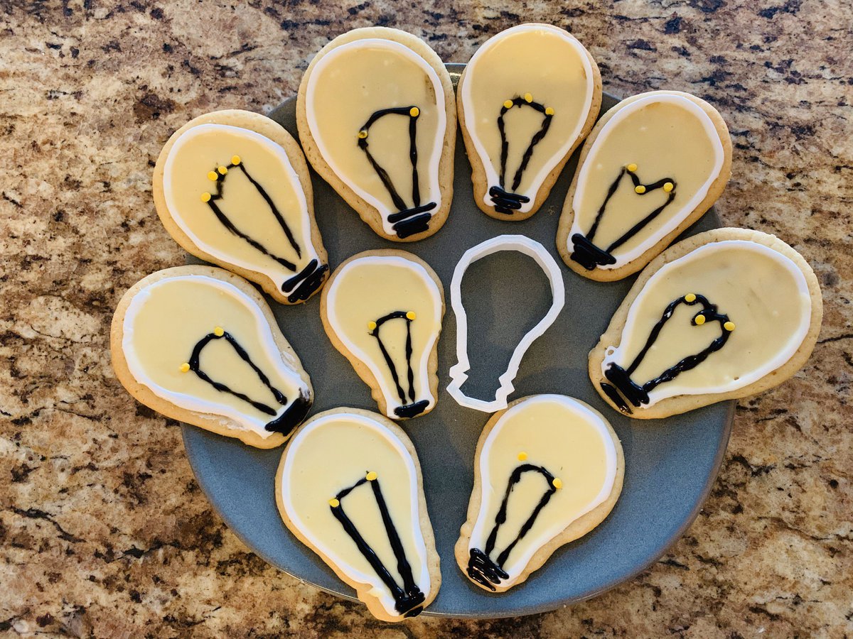 FarrahMilby's tweet photo. Baked cookies using 3D printed cookie cutter-designed & made during club day. #WhesThinkerLab @WHE_Whiskers https://t.co/wNLAtGwzR4