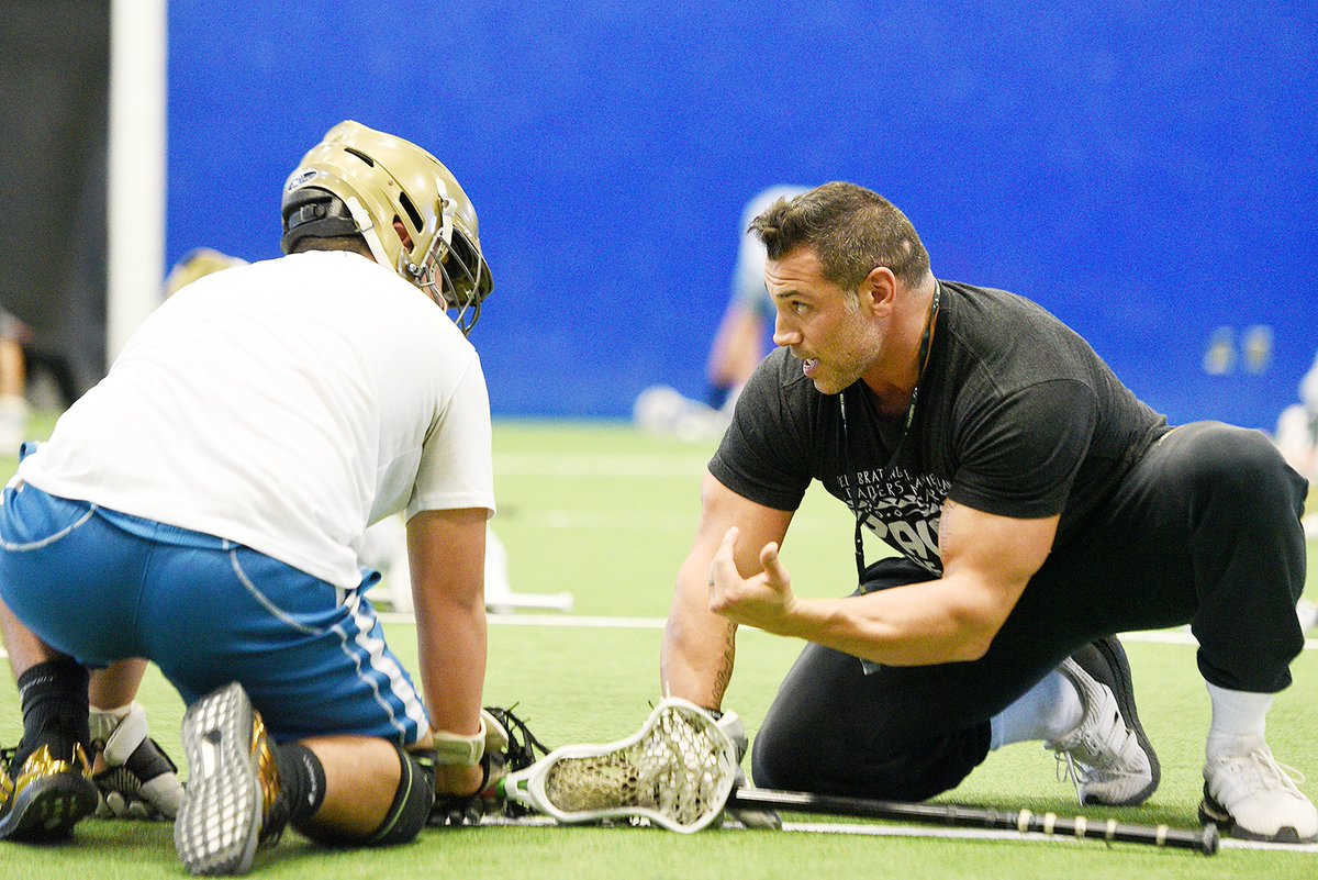 EricaPhotog's tweet photo. Instructors Trevor Baptiste and Greg Gurenlian teach students techniques to midfield faceoff athletes during The Faceoff Academy at @SARATOGA_YMCA Wilton branch @trevorbaptiste9 #518lacrosse #FaceoffAcademy https://t.co/IJCDNsqDbj