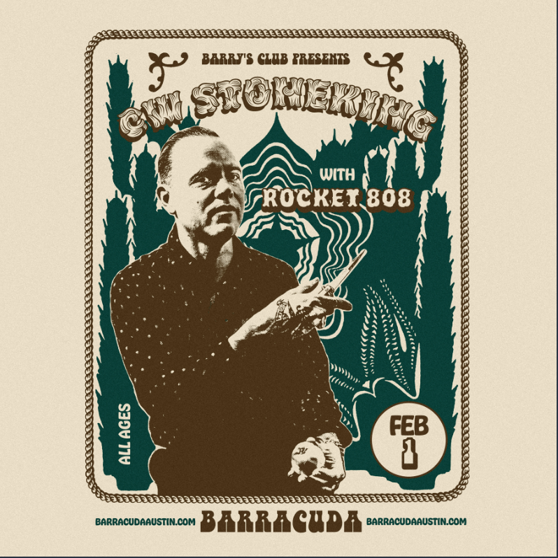 barracudaaustin's tweet photo. 🐴 @CWStoneking with #Rocket808 at #BarrysClub on February 1st 🐴

A 1920s pre-war blues sound w/ helpings of NoLa jazz, jug band music, hokum, country &amp; calypso, and he’s lately brought in elements of jump jive, early rock’n’roll and gospel.

TIX: https://t.co/HsIeQrcsTR https://t.co/LPtQXVy3tB