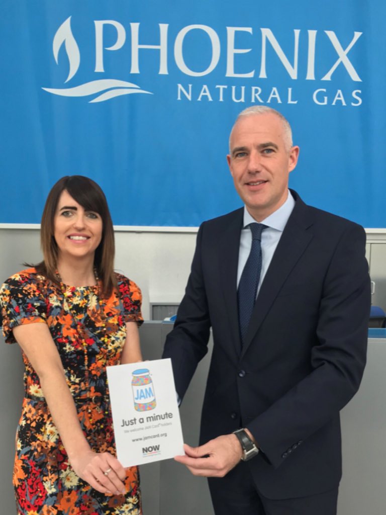 NOW_Group's tweet photo. Phoenix Gas is a proud member of the #JAMCardFamily. The largest natural gas distributor in #NorthernIreland @phoenixni provides an essential service to its customers and we welcome their commitment to be #JAMCardFriendly!
https://t.co/74EPqzYKmw https://t.co/eosaHzEPyo