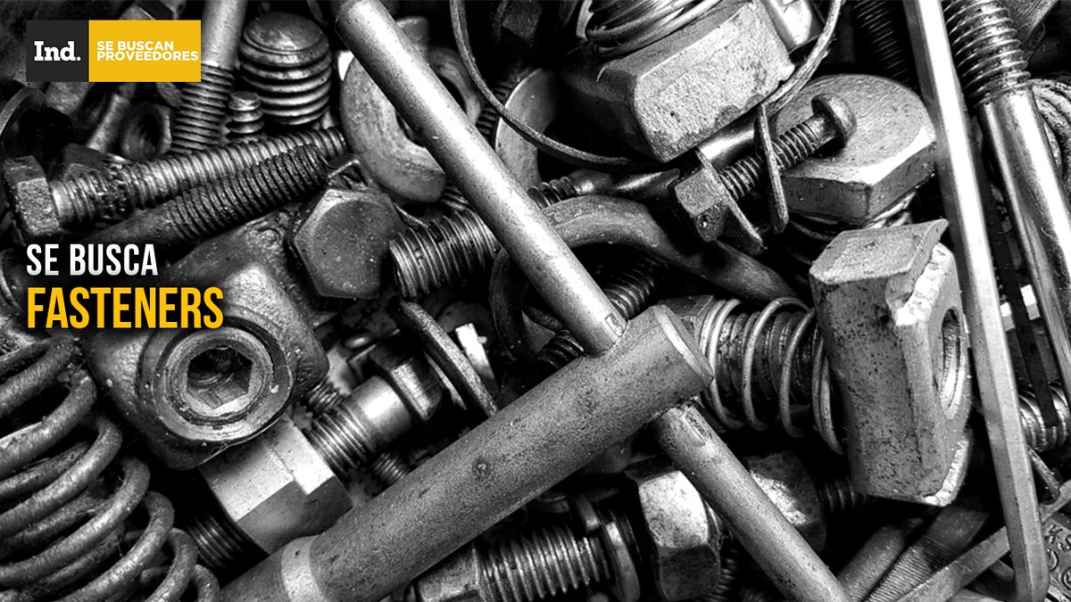 Empresa en Puebla
Requiere: FASTENERS
¿Deseas cubrir este requerimiento? 👨‍💼💼
Click aquí: bit.ly/30pjP8F
.
.
.
.
.
#SeBuscaProveedor #Proveedores #BuscoProveedor #SeBuscanProveedores #Proveeduría #B2B