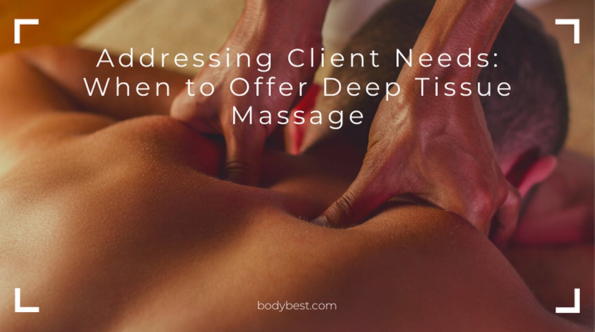 KYBodyBest's tweet image. When to offer a Deep Tissue Massage❓
How to address clients' needs❓ Check out the article below for the complete guide for the requirements for deep tissue therapy 👇👇

knowyourbodybest.com/articles/when-…

#kyBodyBest #MassageTherapy #DeepTissueMassage