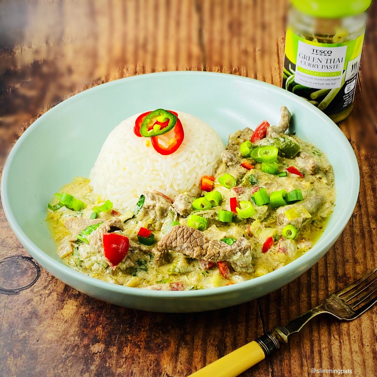 #tesco beef green Thai curry #slimmingworld #ThatFeeling #MondayMotivations #BlueMonday #slimmingworlduk #thai #thaicurry #swdinner #weightlossjourney #weightloss #mondayinspiration <a href="/Tesco/">Tesco</a> ❤️