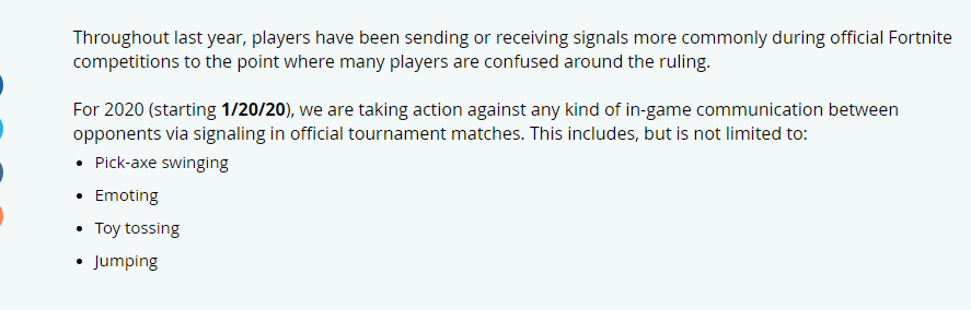 Epic Games Bans Signaling For Fortnite Competitive Play Millenium