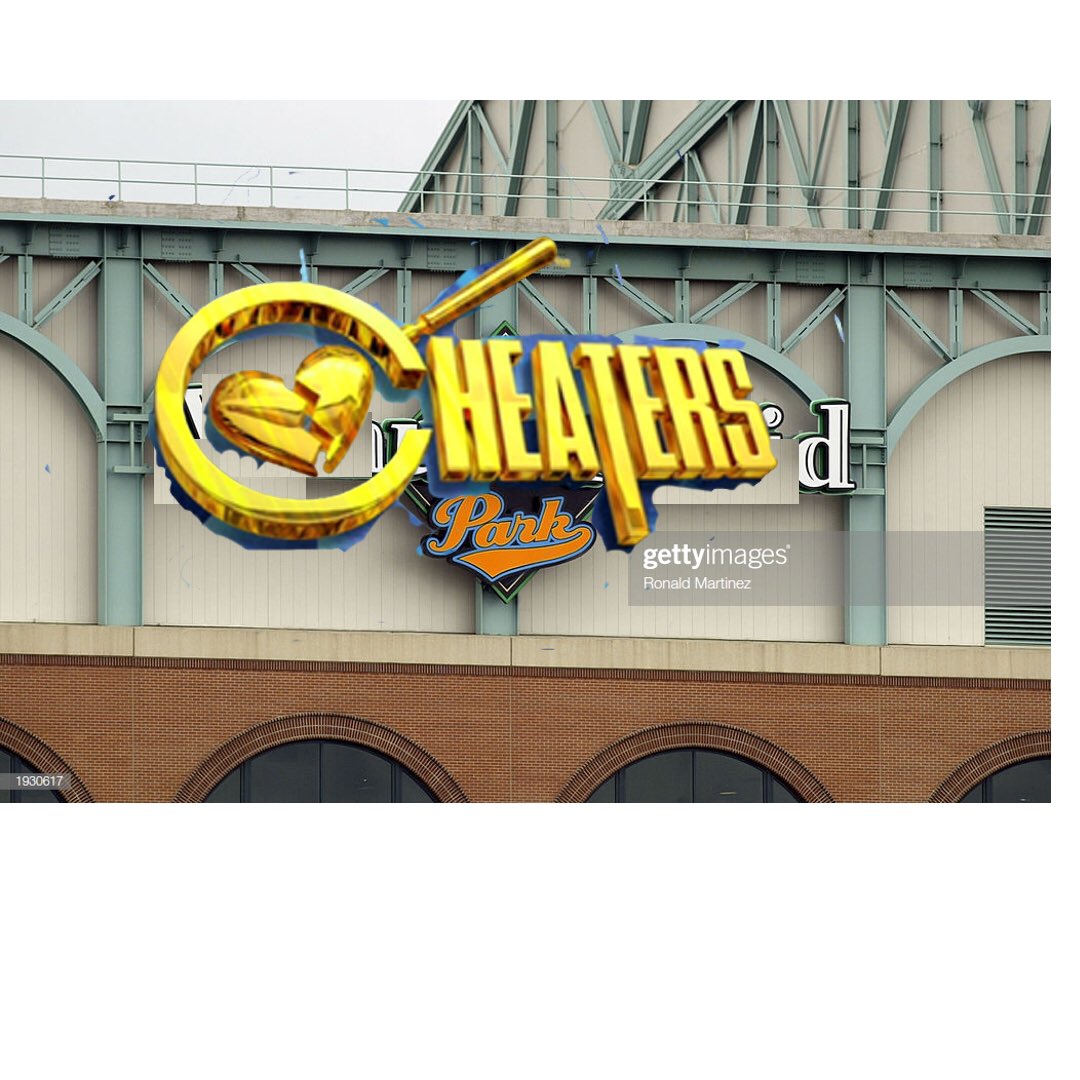 leo175's tweet photo. Minute Maid drops out as Astros sponser. TV show to be new sponser. #dodgers #ladodgers #houstonastros #astros #cheaterstv https://t.co/KGuyieA0c8