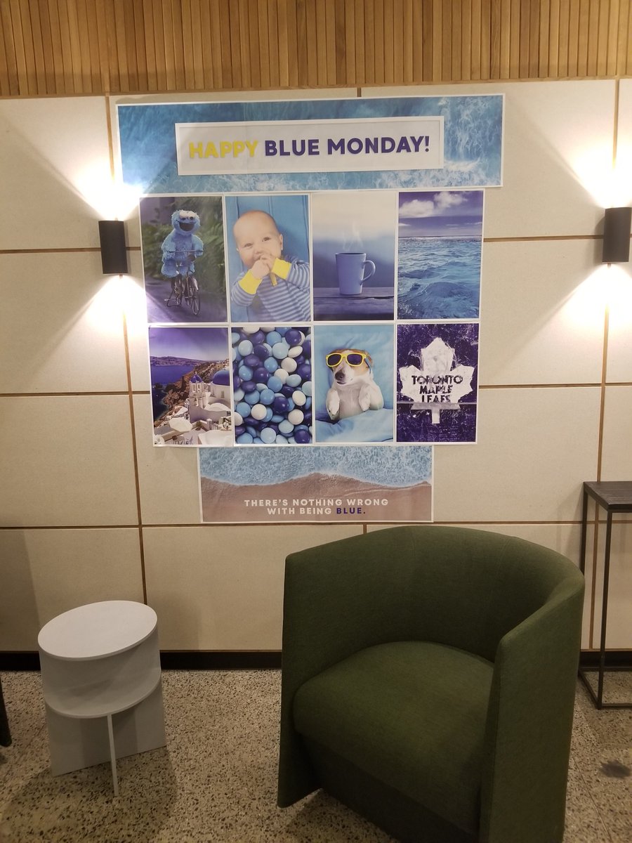 Well, if it’s called Blue Monday… #BlueMonday #AdLife