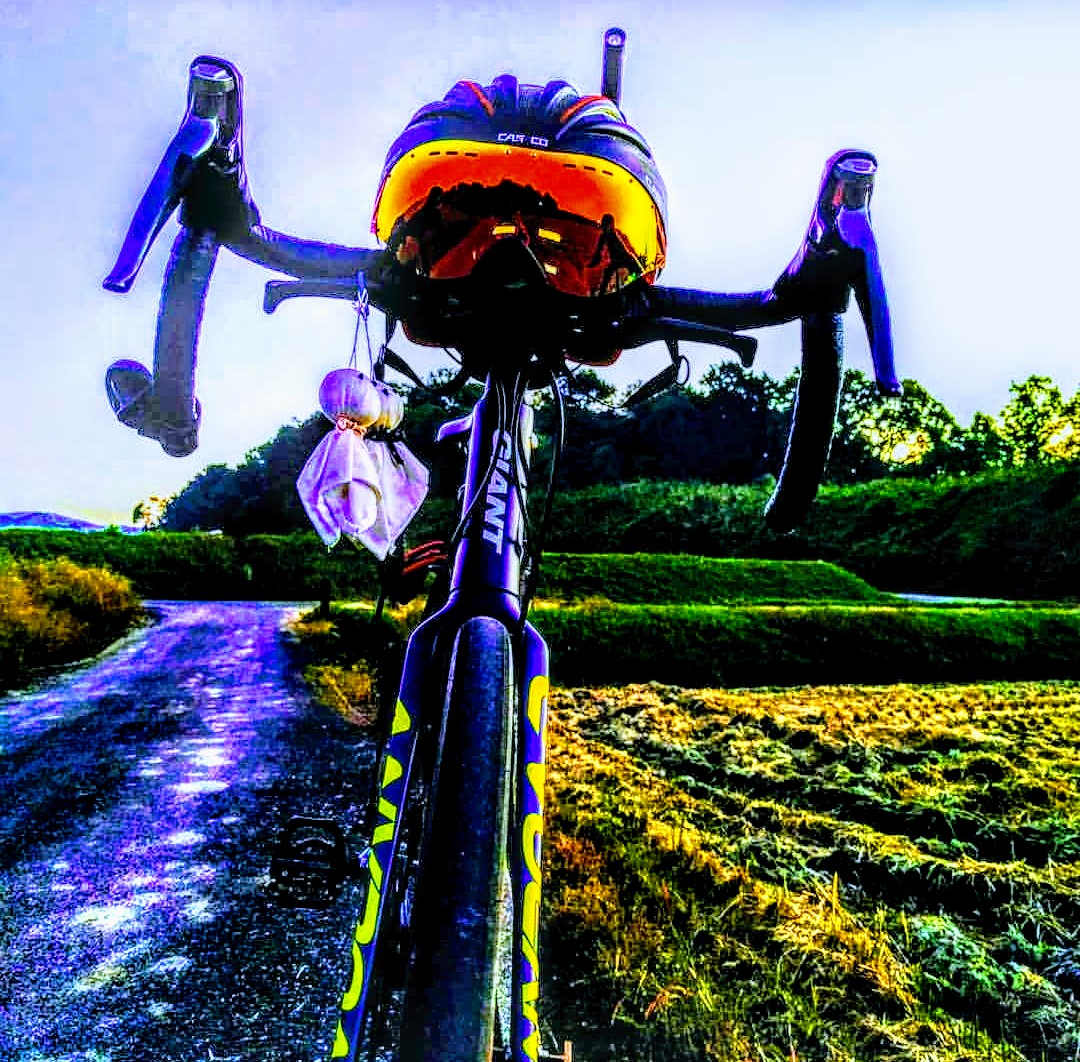 MarkNamera's tweet image. 手前味噌且つ、ちょっと色味違いますけど青に蛍光イエローは好きな配色です　#身体はひとつしかないのにと言われている私　#GAIANT #Anyroad1 #休むダンシングを学びやすい名車