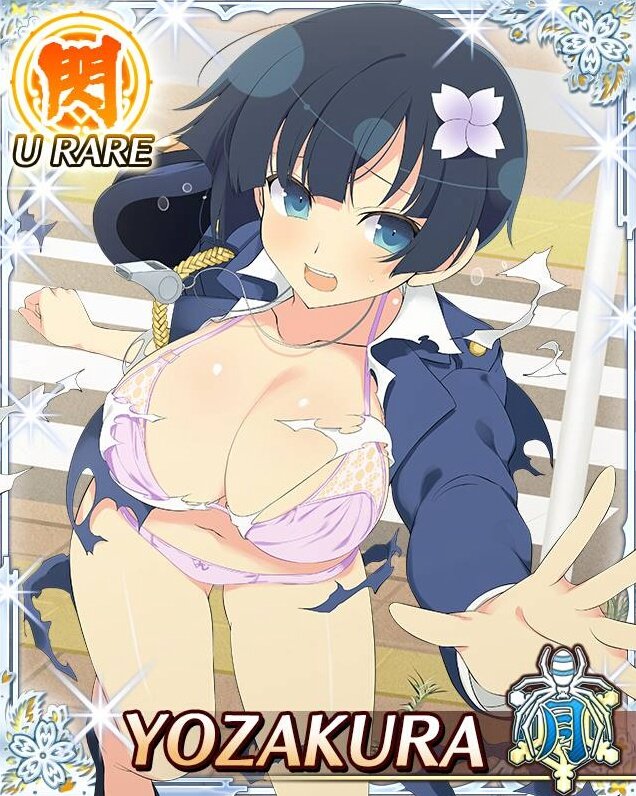 スマホゲーム画像 シナリオ集 おてんば婦警 夜桜 閃乱カグラ Senrankagura 閃乱カグラnewwave