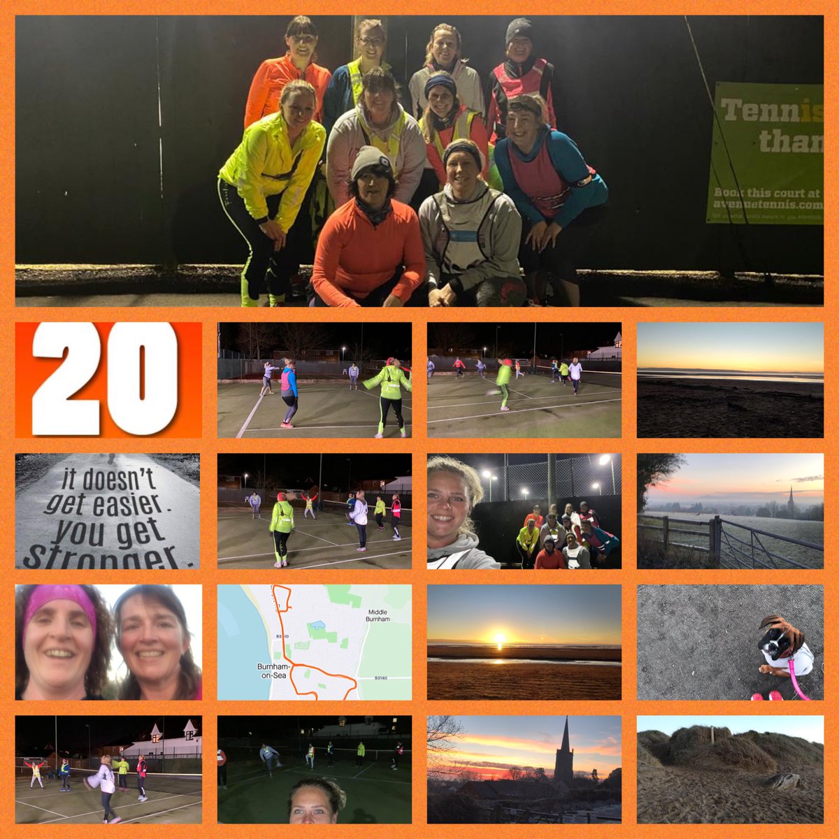 HighbridgeLRC's tweet photo. Red day 20 🧡 think its fair to say we smashed day 20! #day20 #redjanuary #redjanuary2020 #mind #highbridgeladiesrunningclub #clubnight #friends #gettingstronger https://t.co/7P5gaDunQd