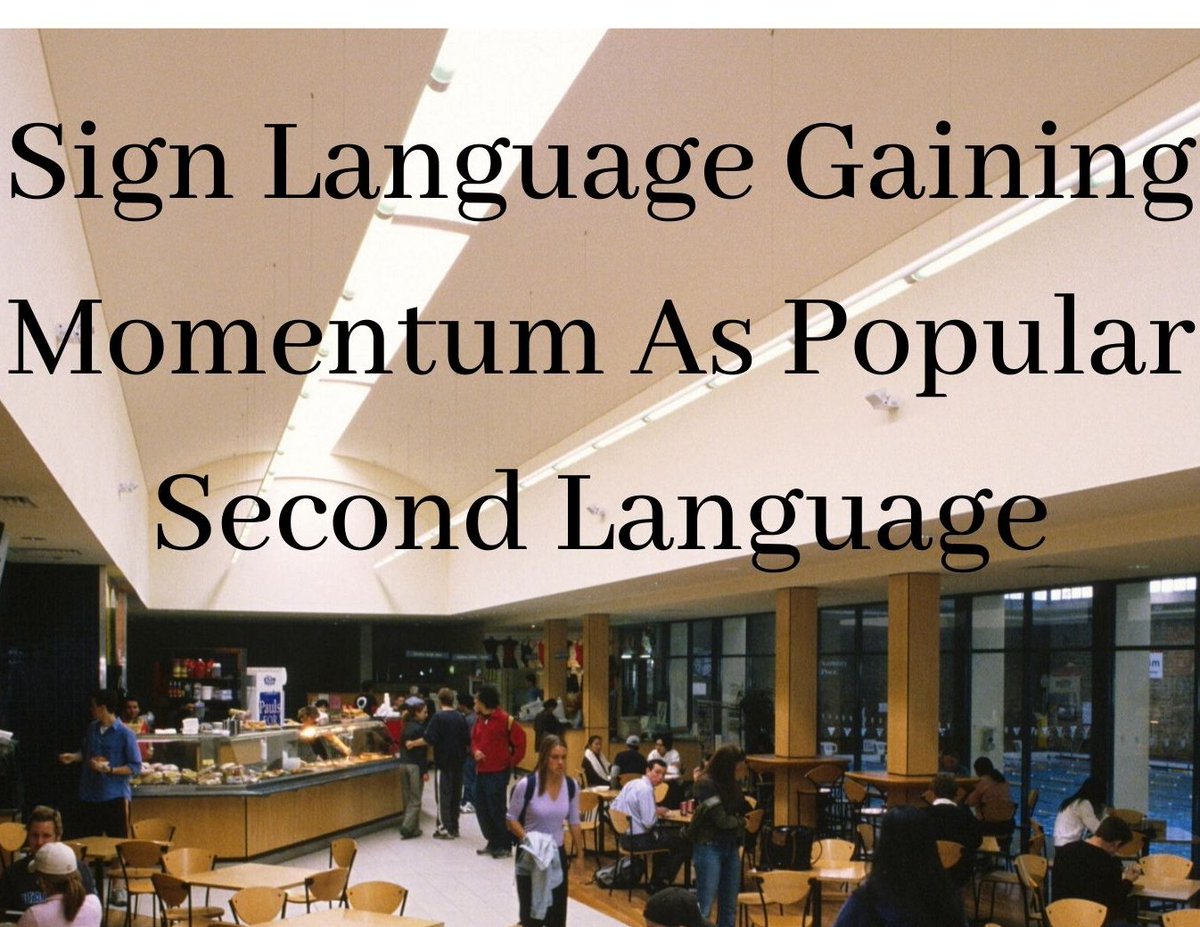 calinterpreting's tweet photo. https://t.co/NAhZNWyBnE
When you think of learning a second language in school, you may think of Spanish, French or even German.
Some students are choosing sign language.
#ASL #translation #interpreter #bilingual https://t.co/bTZXeeYHwy