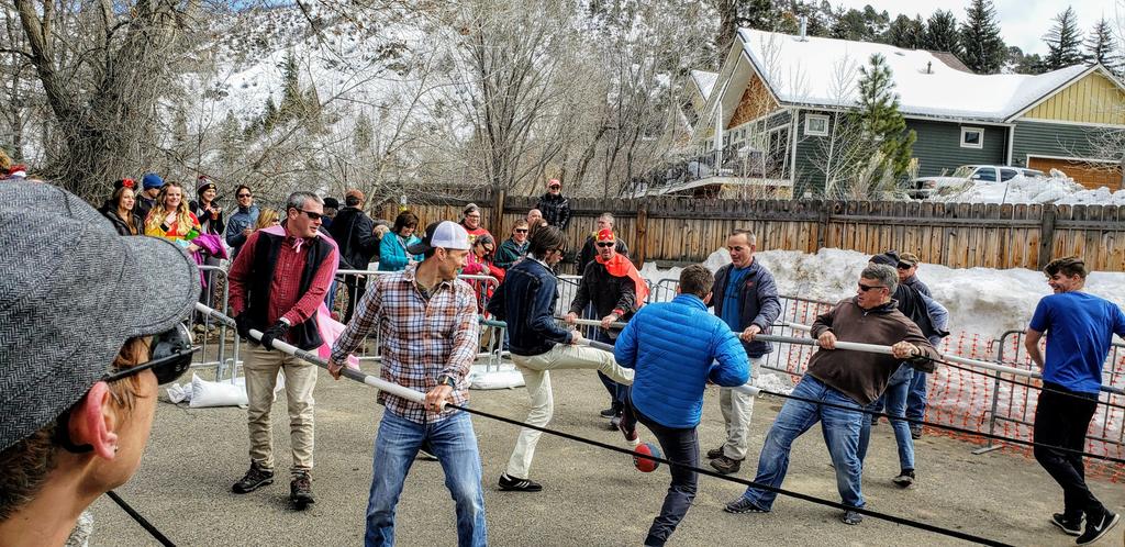 HeidiTown's tweet photo. What is happening here? @AnimasBrewingCo knows! Snowdown shenanigans will be highlighted on https://t.co/mUCwXEhGtX tomorrow. This year's event is Jan. 29-Feb. 2. 

@VisitDurango https://t.co/at8W9JvBDA