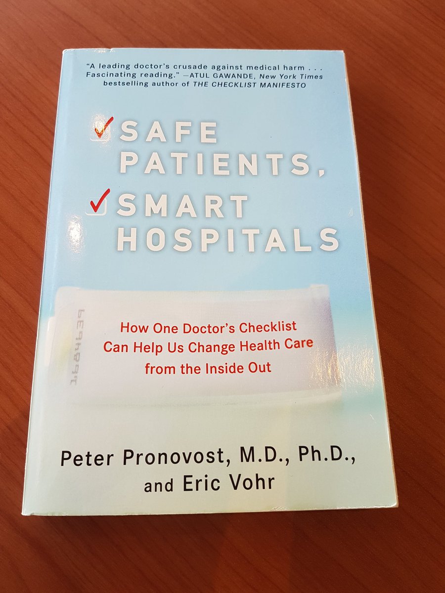 Had reason to pick this off the shelf today and was reminded of the power of a simple list for #safety and #efficiency especially when combined with #coproduction so all agree the right things are getting done in the right way #nhs #community #stakeholderengagement