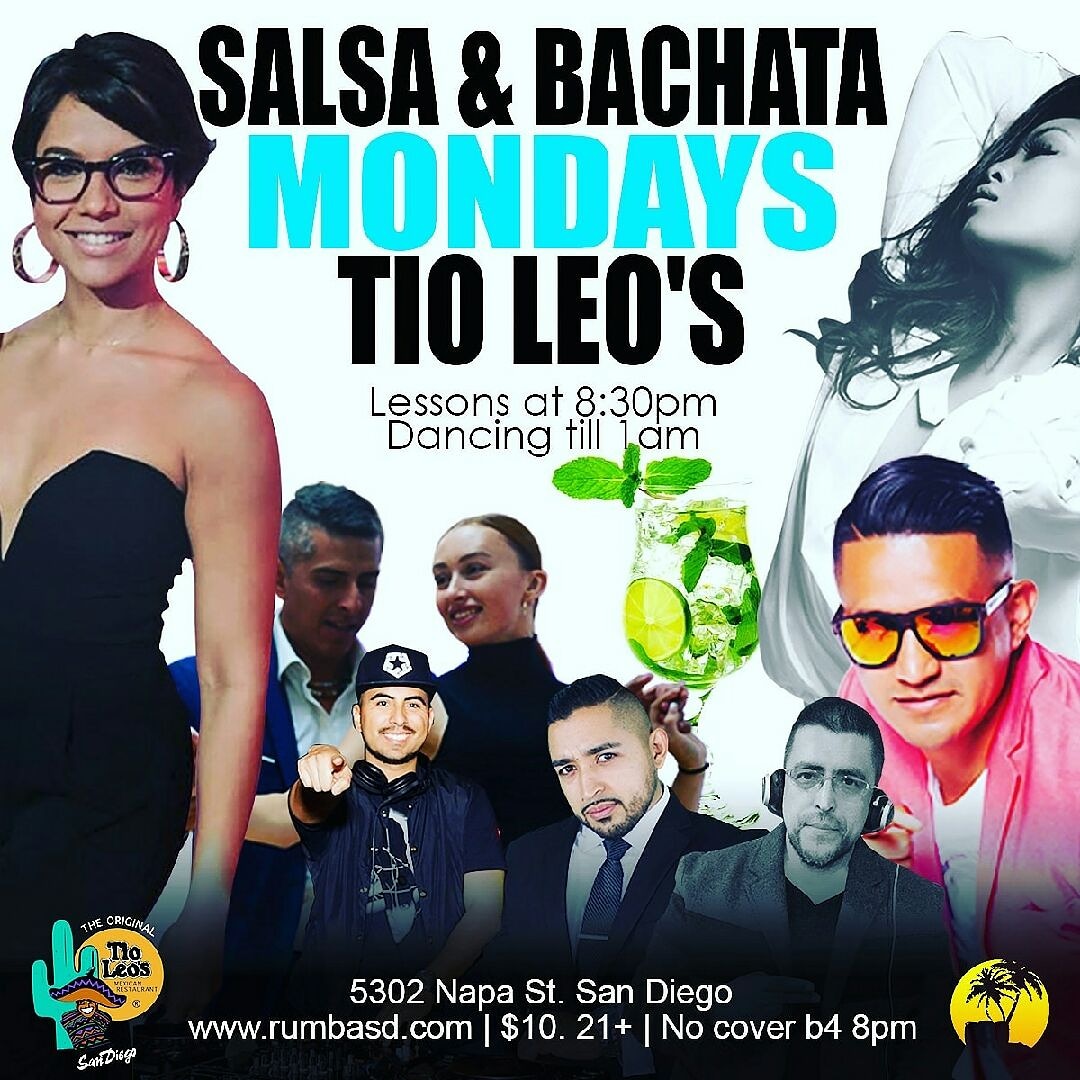 #mlkcelebration #tonight #tioleos #salsadancing #salsalessons #bachatalessons #bachatalessons #rumbaentertainment #eveliofuentes #djsonero #sandiego #latinclub #cocktails #foodanddrinkspecials #friendlyvibe #freeparking #freeentrybefore8pm