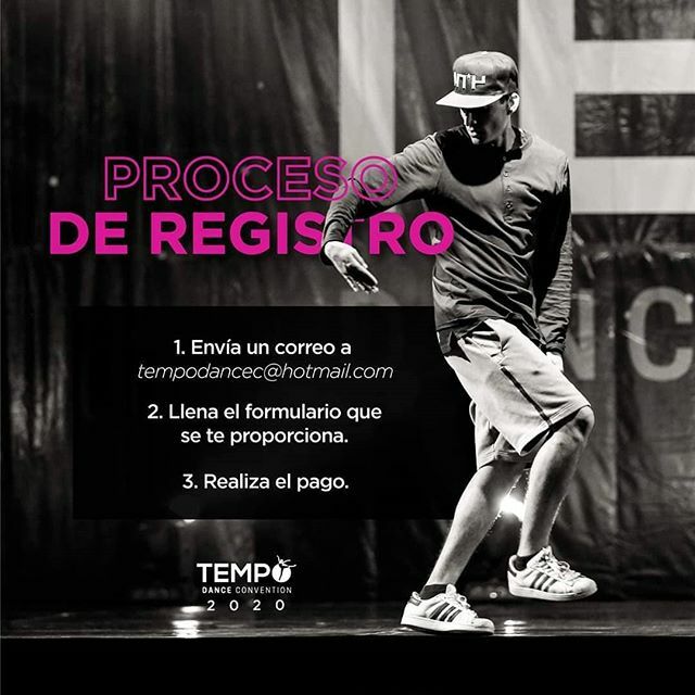 TempoDanceC's tweet photo. Regístrate hoy y vive la experiencia TEMPO 2020. 🔥Registration open 🔥
tempodancec@hotmail.com #tempo #dance #mexico #2020 https://t.co/SignTBSqZ1