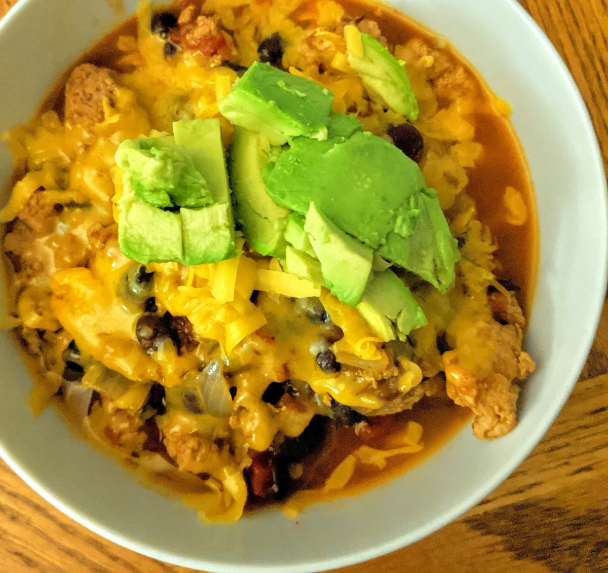 Sam_n_Ike's tweet photo. I still make a pretty good looking turkey chili. 😎🤟 https://t.co/3W6CUbYPzZ