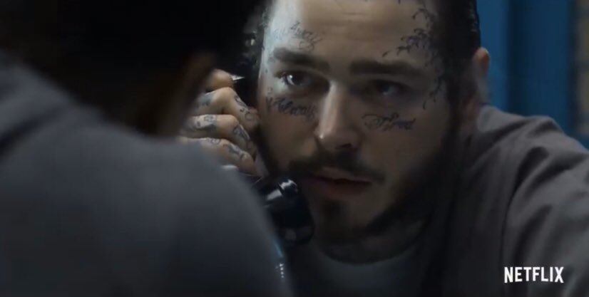SadiieMariie's tweet photo. The bad boy, tattoo, prison thing ya got goin on in #SpenserConfidential already got me feelin some type of way.....๐คญ๐
#NetflixOG https://t.co/sud7wka8DX
