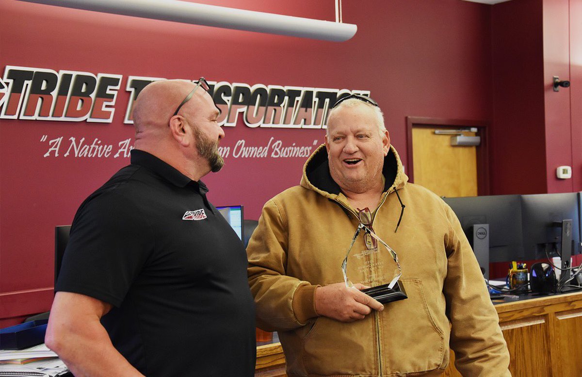 TribeTrans's tweet image. We would like to recognize Daniel Wyatt for winning our 2019 Fleet Owner of the Year award for the 2nd in a row. With over 25+ trucks, Daniel continues to push the limits every year. This award is very well deserved, congratulations, Mr. Wyatt.