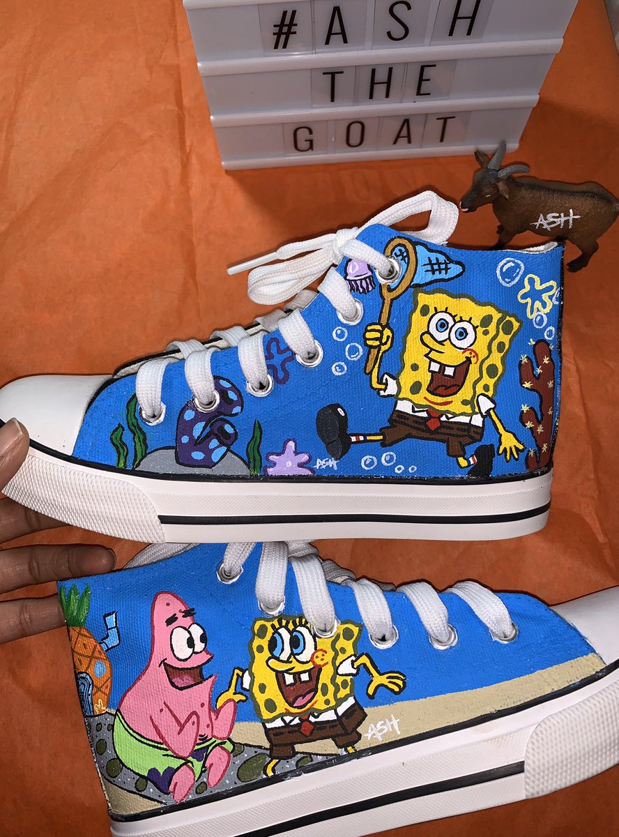 AshtheGoat1_'s tweet photo. #CustomCrocs #CustomVans #Handpainted #RickandMorty #Raven #llama #spongebobsquarepants #Ashleescustoms #ashthegoat https://t.co/vhN0ZMAUDB