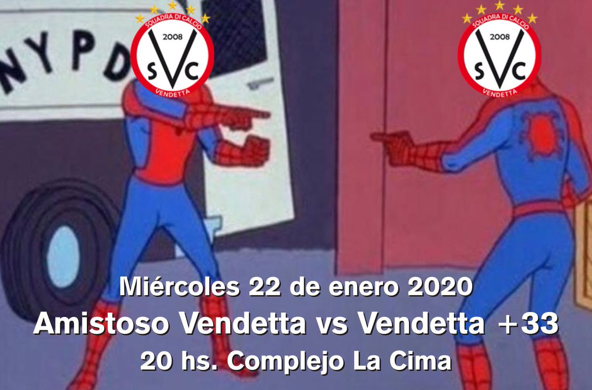 Partido histórico 
SC Vendetta 🆚 SC Vendetta+33