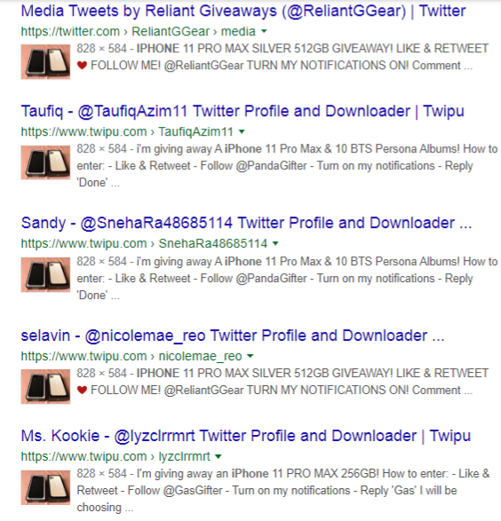 MMrDenz's tweet photo. #FakeProfile #FakeiPhone #Giveaways #Scammer 

⚠️@JuliGifter⚠️

Just another "fake it till you make it" account! 
Not tagging winners!
It's a fake as 99,99% of others doing "daily" iPhone gaws!

#Scam #ScamAlert #FakeGiveAways #Fraud #FraudAlert #TwitterScam #FinancialScam #IBFAM https://t.co/7Fc1DoPb8T