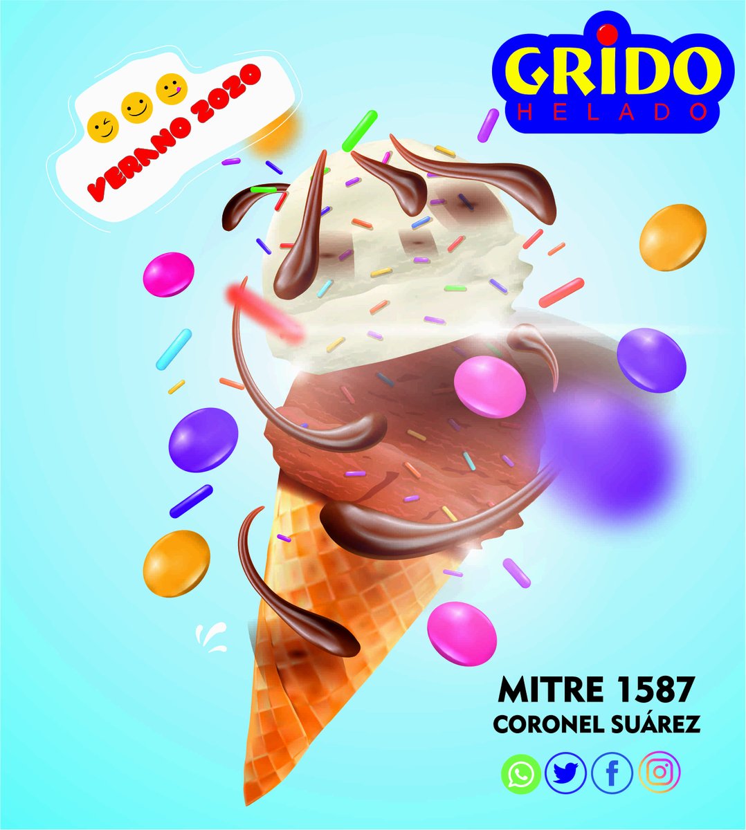 SuarezGrido's tweet image. !!! Vení a Mitre 1587 !!! #GridoCoronelSuárez los mejores sabores🍨🍦los helados más ricos 📣✅🙂🙃😉
#Verano2020 con #GridoCoronelSuarez.