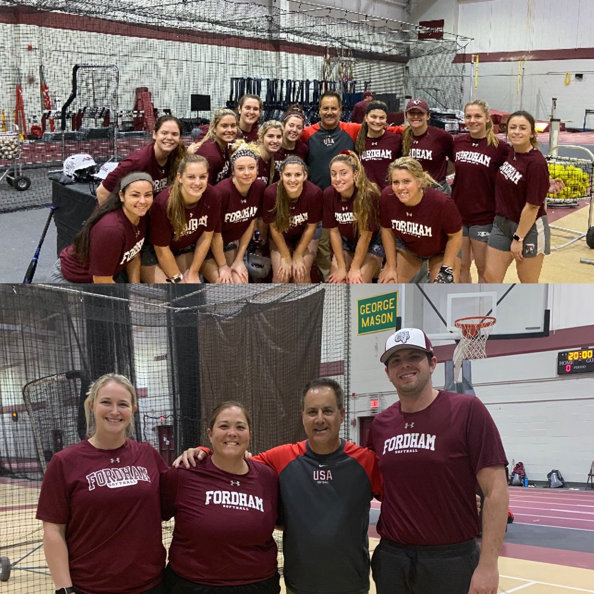 TonyAbbatine's tweet photo. Visual hitting day at Fordham softball. Swinging is easy. Are you training to hit? #openfocus https://t.co/0XG5wgxgsN