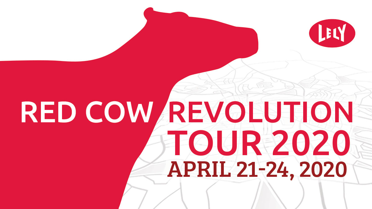 7 dairies. 3 days. 1 unforgettable tour. Apr 21 – 24, 2020. Mark your calendars for the Red Cow Revolution Tour that’ll take you to several of the top automated dairies in Wisconsin! LIMITED OCCUPANCY. Early bird registration closes on Feb 15, 2020. bit.ly/2sLE3xc
