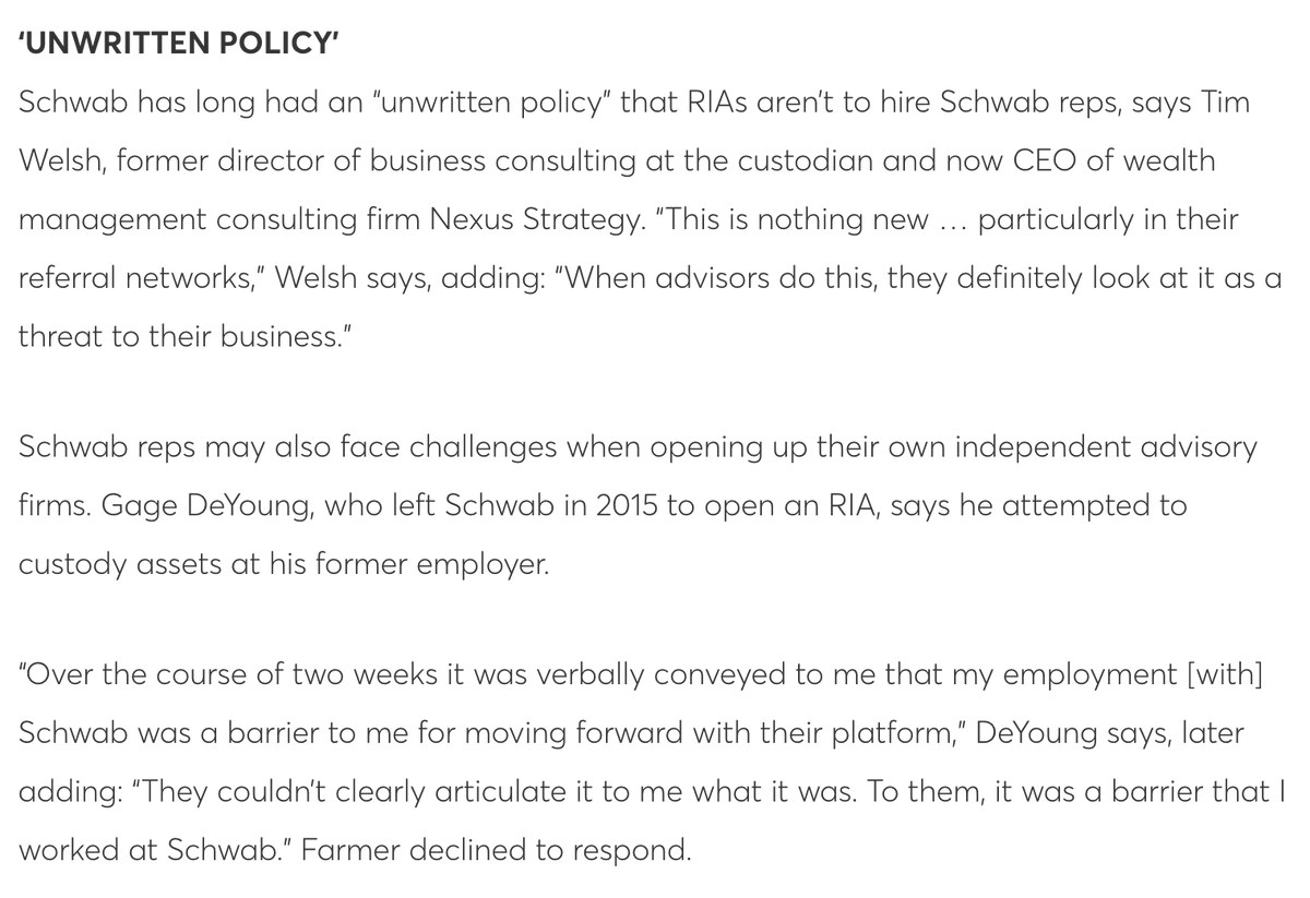 BrightLightsLLC's tweet photo. Way to go, @CharlesSchwab, looking out for your best interests and not your clients. If I was a client reading your response, I'd want to leave. Good stuff, @jessicakmathews 

https://t.co/6qyyZ34Zuv https://t.co/iammTt9DVu