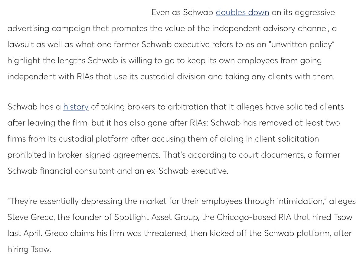 BrightLightsLLC's tweet photo. Way to go, @CharlesSchwab, looking out for your best interests and not your clients. If I was a client reading your response, I'd want to leave. Good stuff, @jessicakmathews 

https://t.co/6qyyZ34Zuv https://t.co/iammTt9DVu