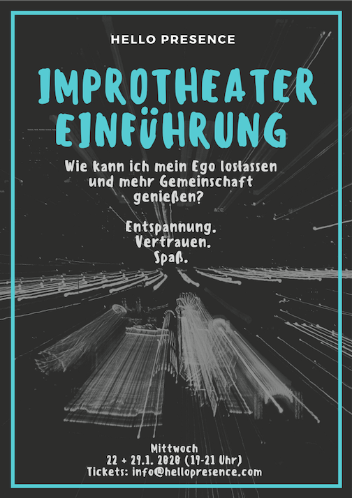 Impro Schnuppern. 
Diesen Mittwoch bei Andi.