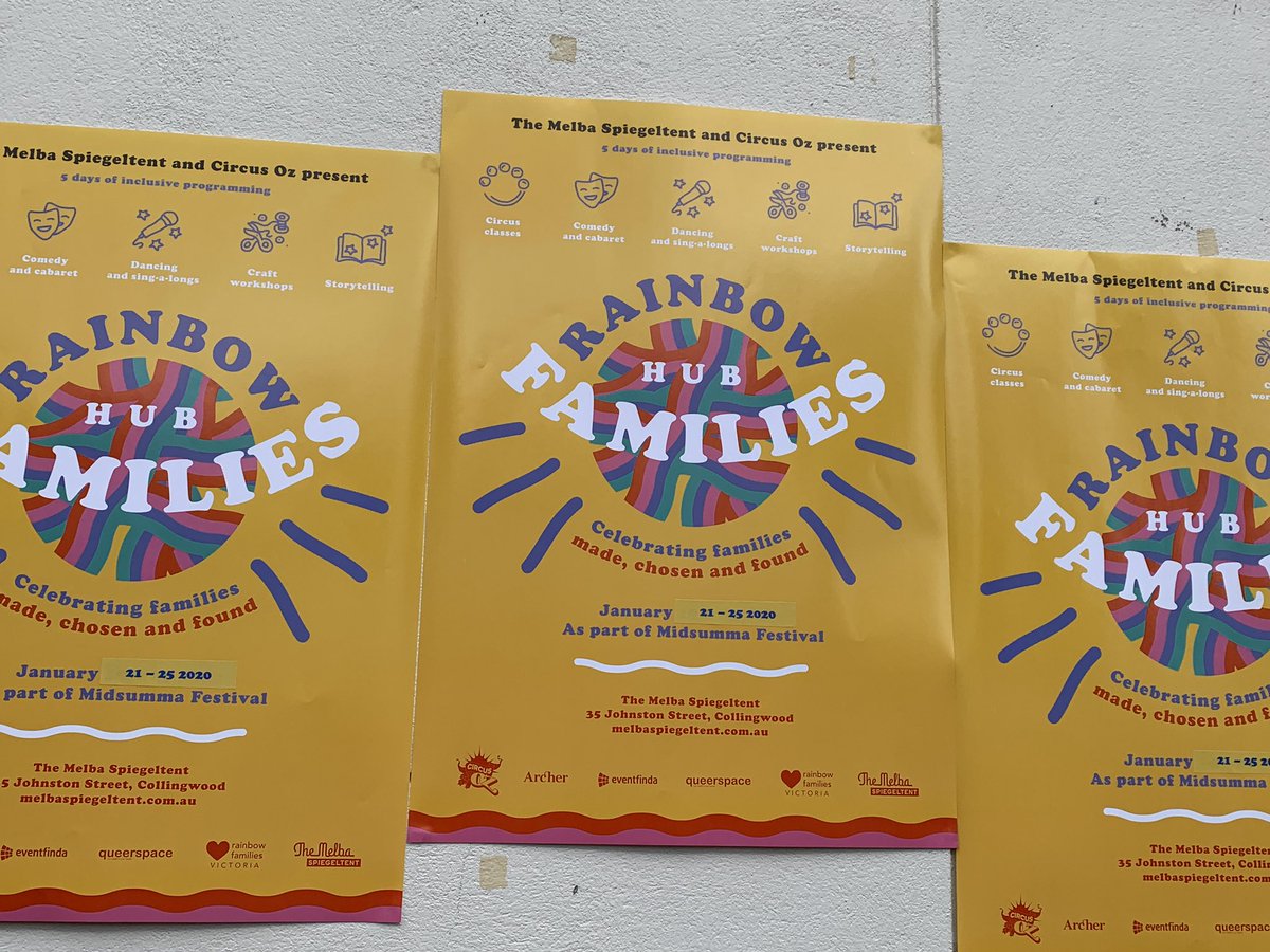 There are still tickets available for drag karaoke today! Come along and have a sing to celebrate rainbow families! themelbaspiegeltent.com/whats-on/shows…