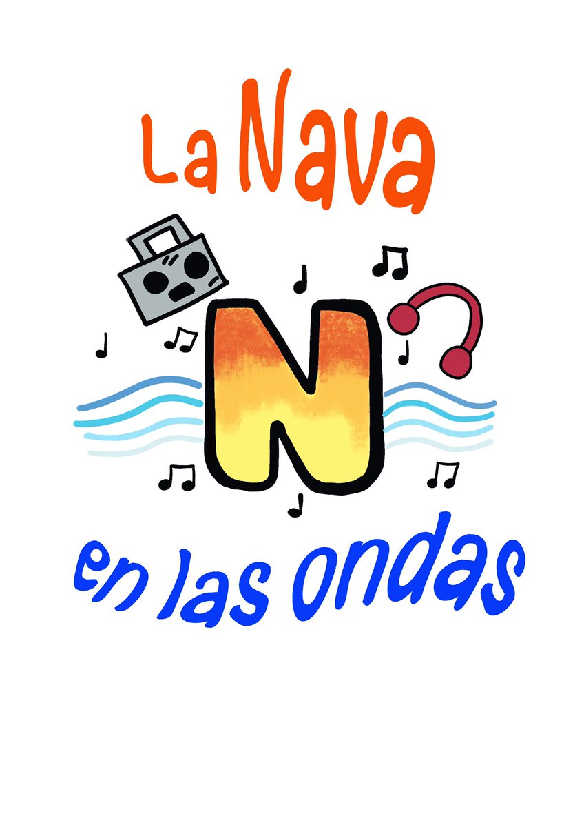 Los reporteros de #lanavaenlasondas del @ColeNSVillar lanzan logo propio @AytoLagunaDuero ¡Listos para el día Internacional de la Radio!