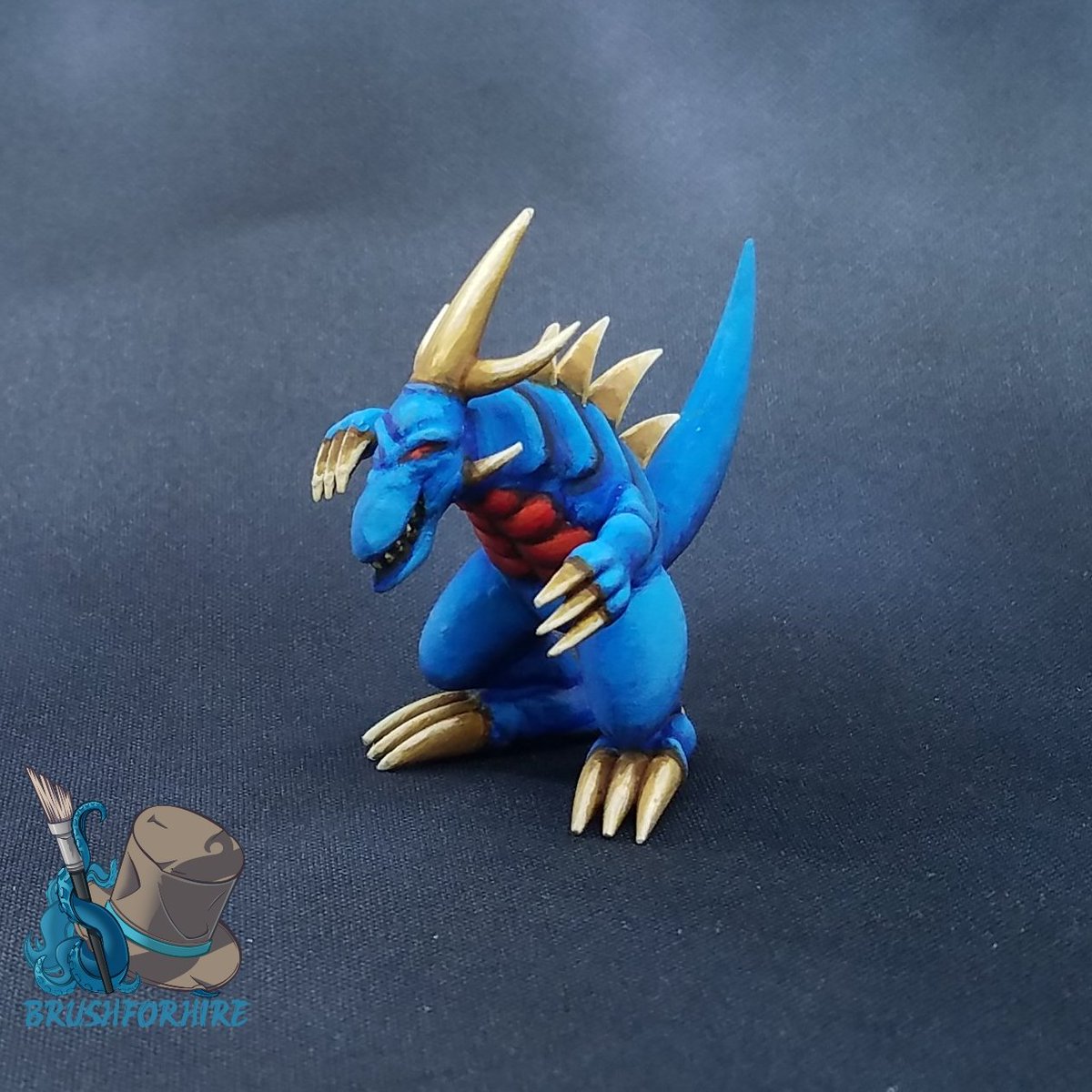 brushforhire's tweet photo. Something a little different. It is a 3d printed resin dragon from Yugioh.

#dragon #yugioh https://t.co/WICSLLKmp8
