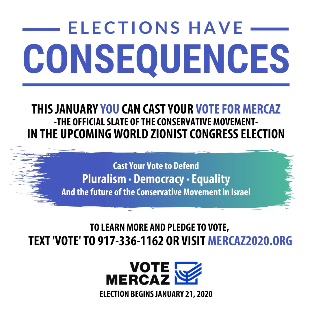USCJ's tweet photo. Questions about the upcoming World Zionist Congress elections and why you should vote for MERCAZ? Check out these FAQs to answer your questions and stay informed! https://t.co/Ds0F4E0MKe https://t.co/NLMbPTJaKF